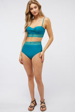 Load image into Gallery viewer, SOLID TWO PIECE SWIMSUIT