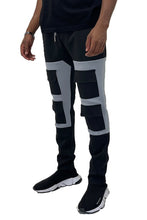 Load image into Gallery viewer, SQUARE BLOCK TRACK PANTS - GREY