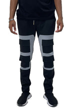 Load image into Gallery viewer, SQUARE BLOCK TRACK PANTS - GREY