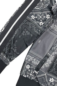 Weiv Mens Paisley Bandana Track Jacket