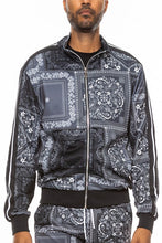 Load image into Gallery viewer, Weiv Mens Paisley Bandana Track Jacket