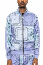 Load image into Gallery viewer, Weiv Mens Paisley Bandana Track Jacket