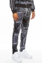 Load image into Gallery viewer, Weiv Paisley Bandana Print Track Pants