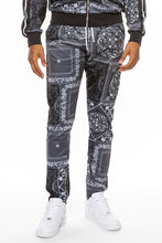 Load image into Gallery viewer, Weiv Paisley Bandana Print Track Pants