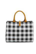 Load image into Gallery viewer, MKF Collection Yola Checkered Satchel bag by Mia k