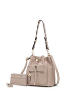 Load image into Gallery viewer, MKF Larissa Bucket Handbag with Wallet by Mia K