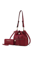 Load image into Gallery viewer, MKF Larissa Bucket Handbag with Wallet by Mia K