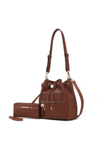 Load image into Gallery viewer, MKF Larissa Bucket Handbag with Wallet by Mia K