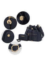 Load image into Gallery viewer, MKF Larissa Bucket Handbag with Wallet by Mia K