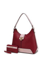 Load image into Gallery viewer, MKF Collection Graciela Color-Block Hobo by Mia k