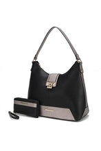 Load image into Gallery viewer, MKF Collection Graciela Color-Block Hobo by Mia k