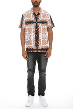 Load image into Gallery viewer, Mens Collared Print Button Down