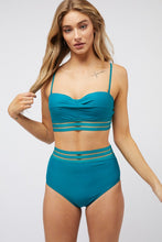 Load image into Gallery viewer, SOLID TWO PIECE SWIMSUIT